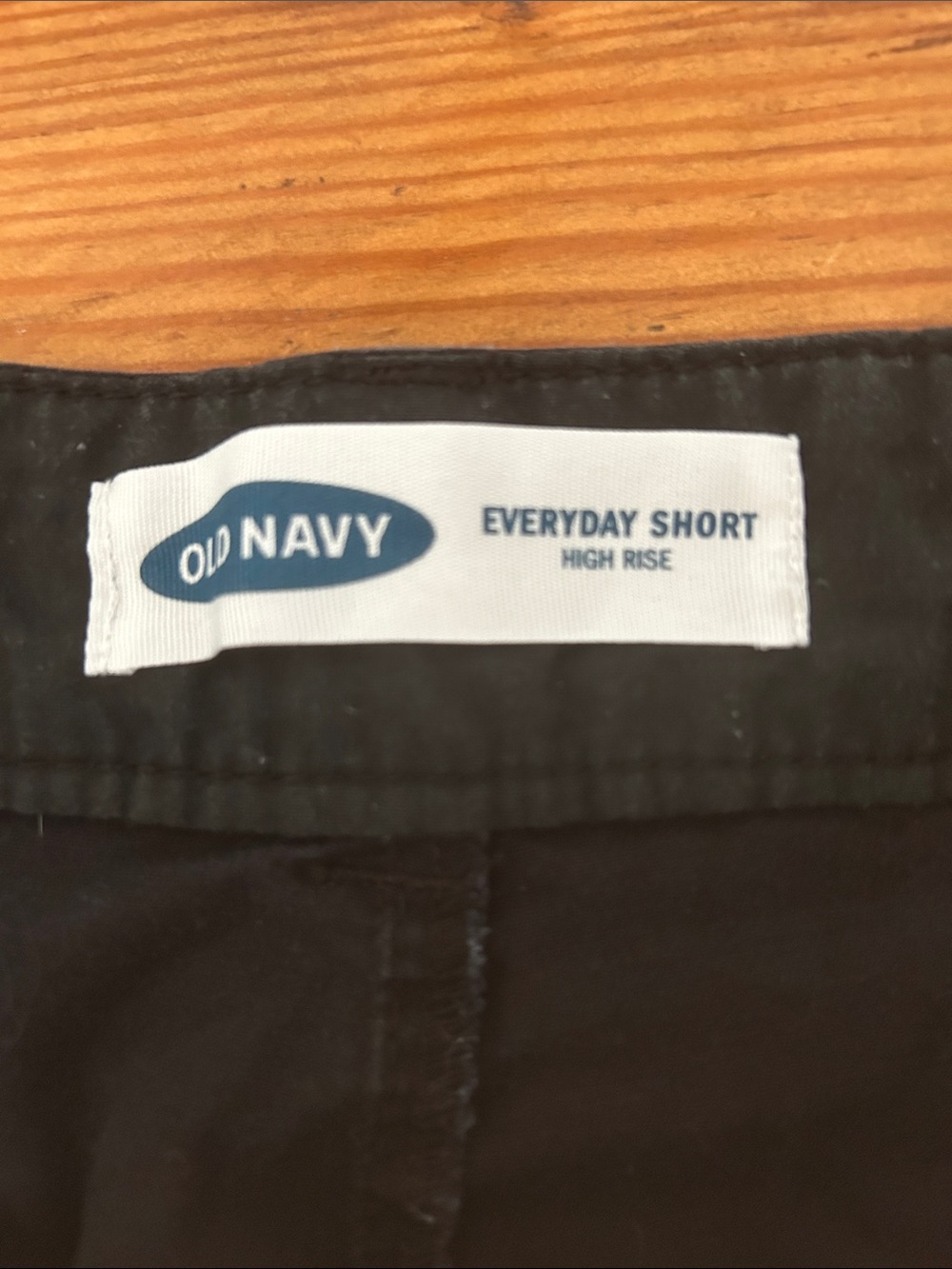 Old Navy Black Everyday High-Rise Shorts.  7” inseam - Picture 2 of 2
